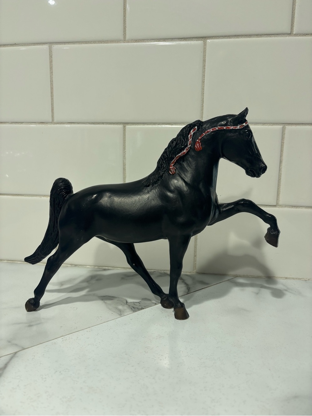 Breyer #60 Tennessee Walking Horse Midnight Sun 1970s USA Mold Mark Vintage